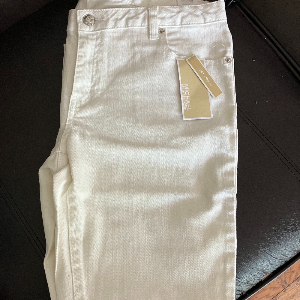 MICHAEL KORS - Basic Skinny Leg Jeans (White)
